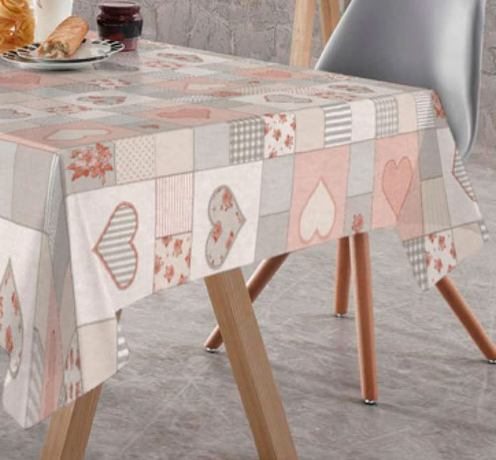 Nappe En Toile Cirée Huletec - Feuille Supérieure 100 % PVC Anti-taches