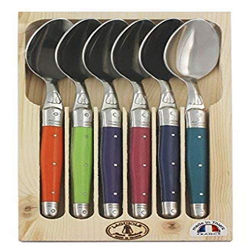 Laguiole Jean Dubost 97/13153 tafellepel, 6 stuks, London Mix