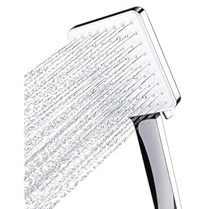 Shower Head, Newentor High Pressure Shower Heads with 6 Sprays, Power Shower Head Only, Universal Water Saving Large…