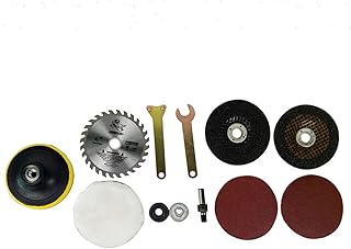 5/7/12 Pieces Angle Grinder Accessories Polishing Discs Set,Polishing Disc Kitfor Sanding Carving Shaping Polishing Woodworking Cutter Tool Silver