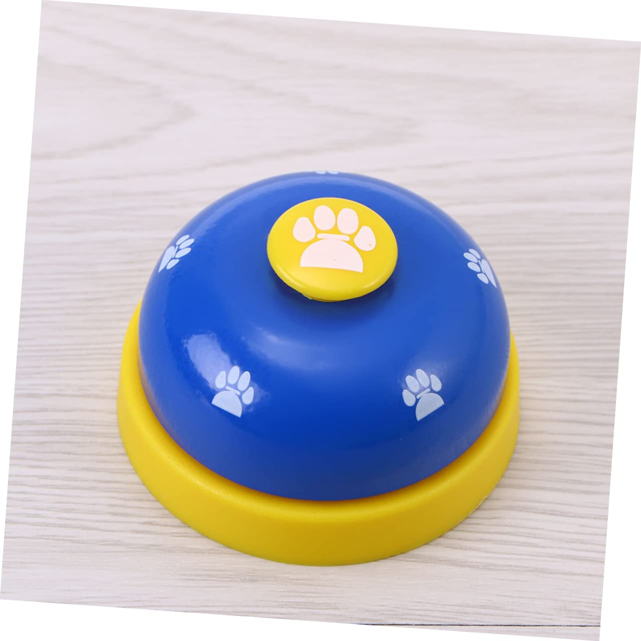 Kisangel Dog Training Bells Set 2 Plastic Bells for Potty Training Noise Training Device Wide Button for Easy Ringing Blue