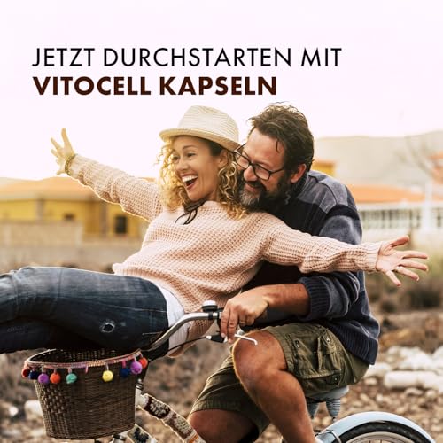 Vitocell Kapseln - mit natürlichen Inhaltsstoffen - für Frauen und Männer - 90 Kapseln pro Dose