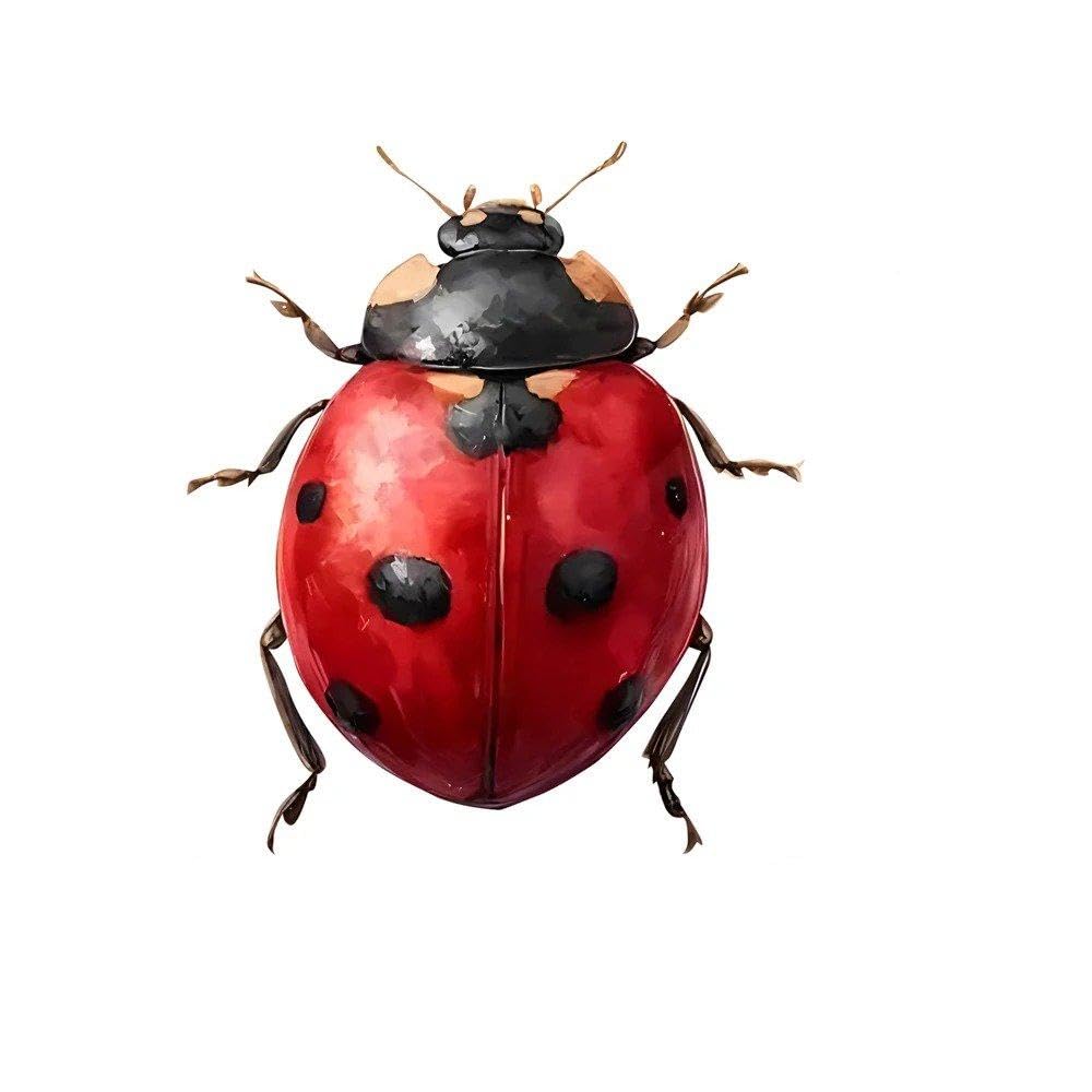 Red Ladybug Stickers Suitable for Car Rear Motorcycle Surface Truck Laptop Window
