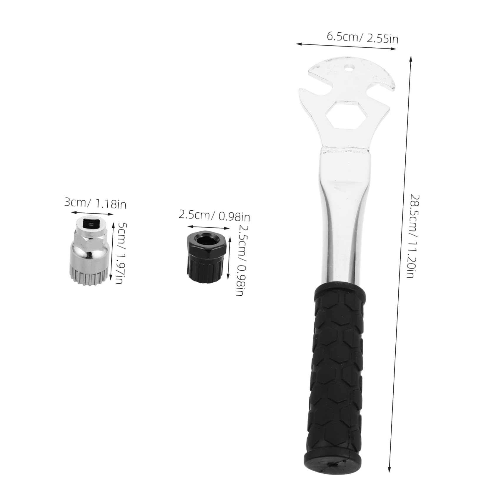 Garneck Complete Bike Repair Tool Kit Multi-functional Wrench Pedal Removal Tool Fork Repair for Bikers