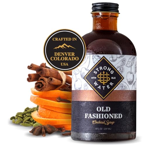 Comparison: Best Old Fashioned Kit 2 Strongwater Old Fashioned Mix - Makes 32 Cocktails - Handcrafted Old Fashioned Syrup with Bitters, Orange, Cherry, Organic Demerara Sugar - Craft Cocktail Mixer, Just Mix with Bourbon,Whiskey - 1 Pack