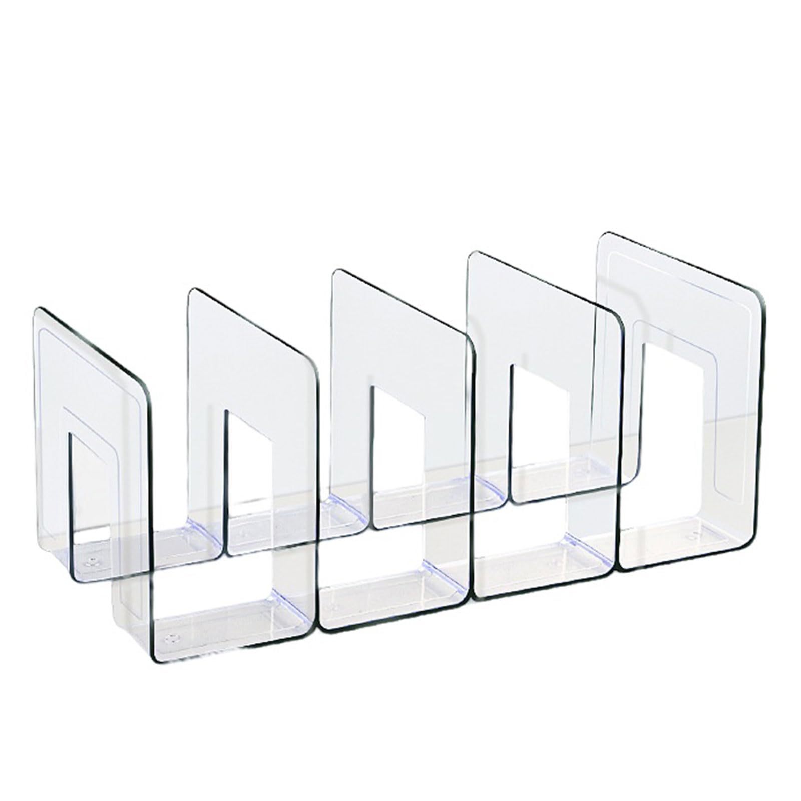 Hsyzygian Multipurpose Sturdy Acrylic Clear Handbag Display Stand 4 Section Organizers Accessory for Closet Shelf Storage Closet Shelf Divider