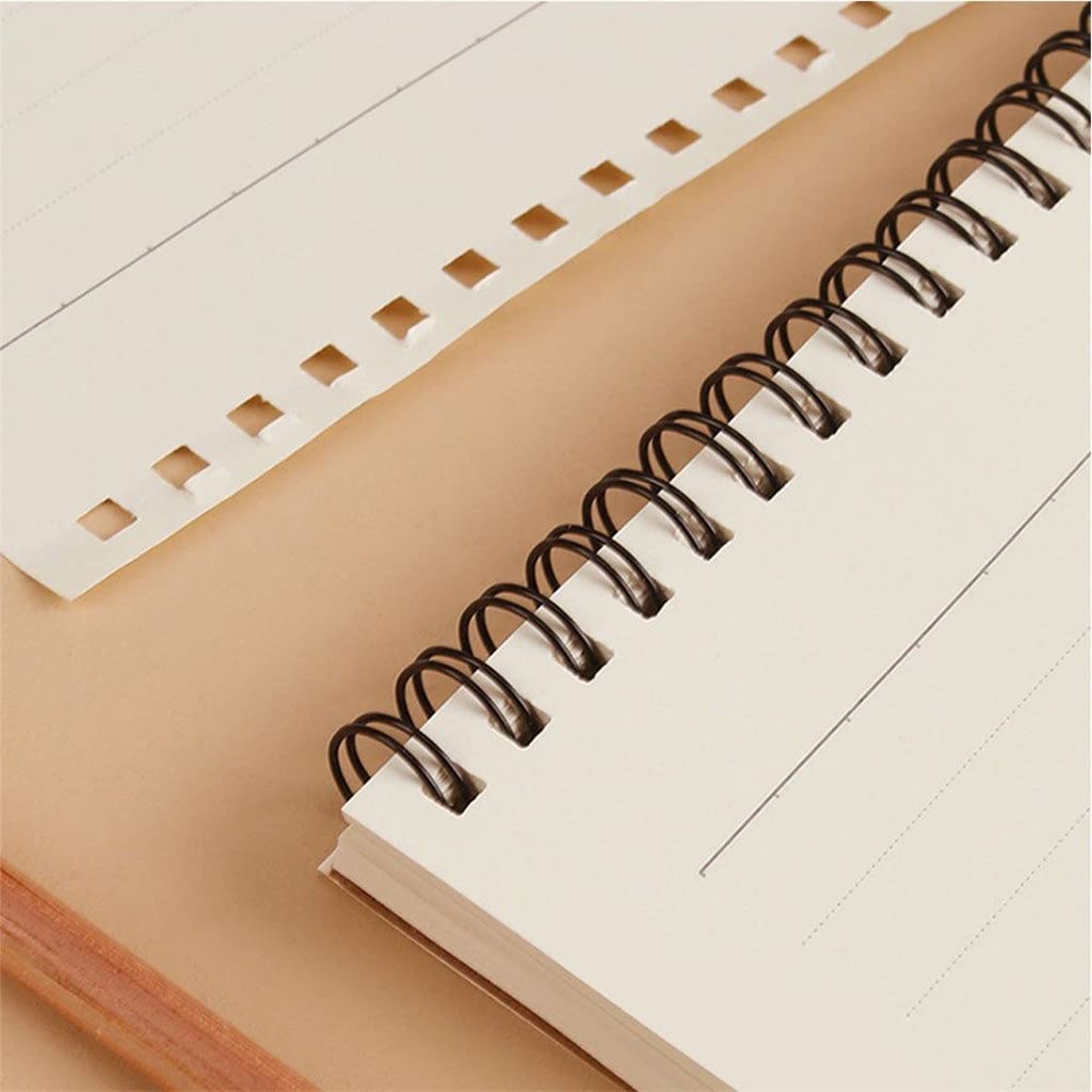 Quaderno a spirale, formato A5, con rilegatura a quadretti, diario interno, quaderno per schizzi, per cancelleria da ufficio (B)