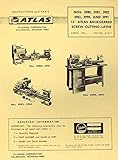 ATLAS-CRAFTSMAN 12" Metal Lathe 3980, 3981, 3982, 3983, 3990, 3991 Parts Manual -  Ozark Tool Manuals