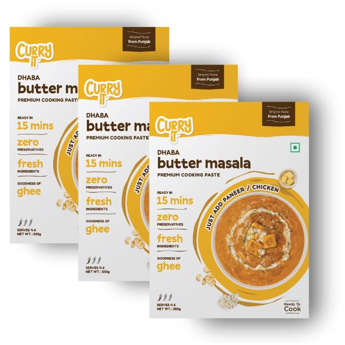 See full amazon price history chart for CURRYiT Dhaba Style Butter Masala Curry Paste Pack of (3X250g)|| Ready to Cook in 15 mins | Make Butter Chicken | Shahi Paneer Masala | Tikka Masala Gravy | Serves 6 | Made with Ghee | No Preservatives | 250g CURRYiT Dhaba Style Butter Masala Curry Paste Pack of (3X250g)|| Ready to Cook in 15 mins | Make Butter Chicken | Shahi Paneer Masala | Tikka Masala Gravy | Serves 6 | Made with Ghee | No Preservatives | 250g (B09W36VT8F) Amazon Price History, Amazon Price Tracker