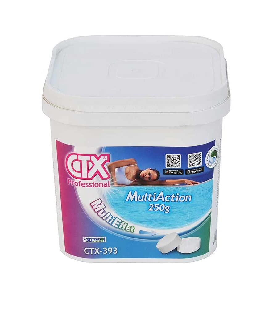 CTX - Cloro multi azione in pastiglie da 250g, confezione da 5 kg
