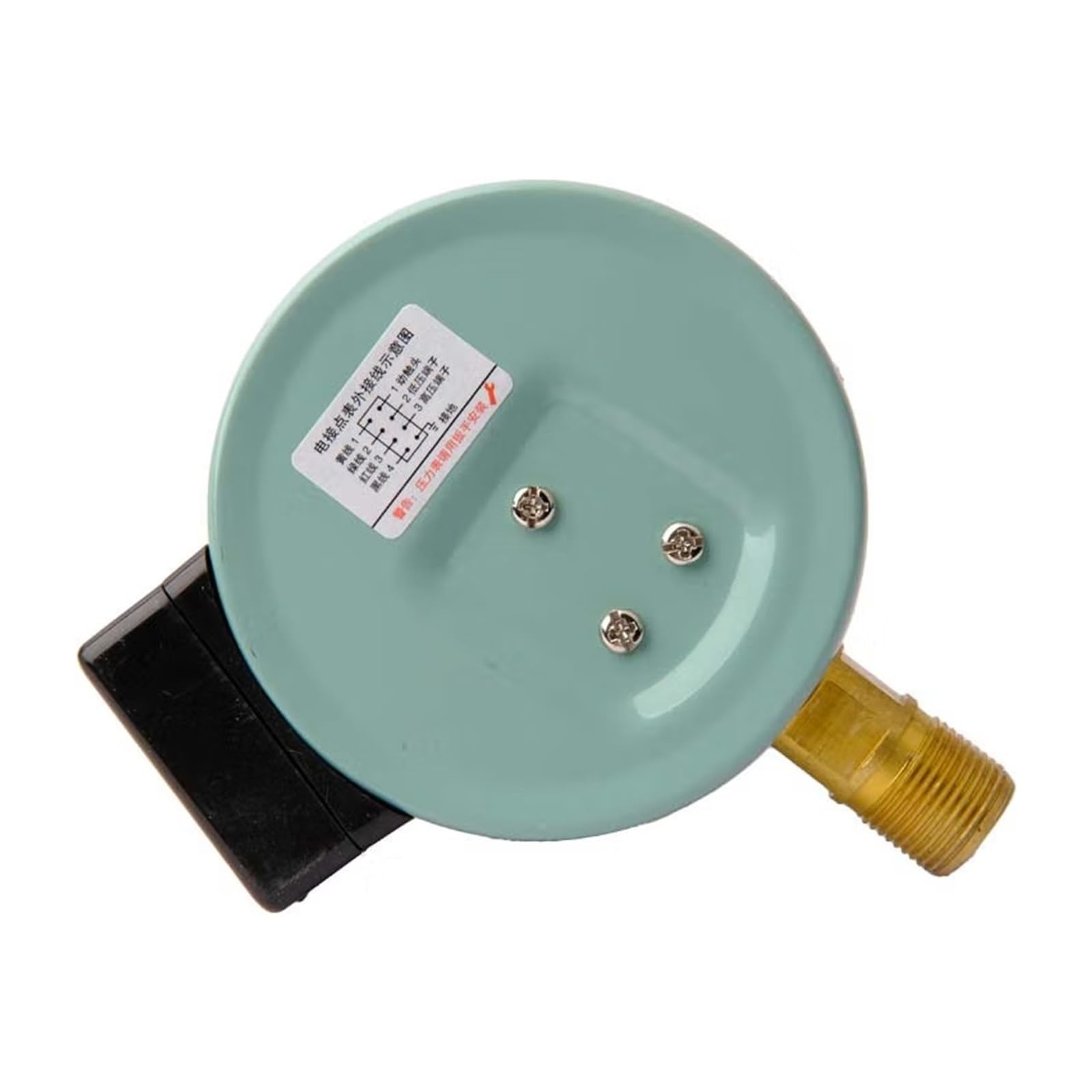 Manómetro de contacto eléctrico YXC-100 con alarma de límite superior e inferior radial, presión de agua, presión de aceite, presión de aire, control automático de presión de 0 a 0,25 MPa (-0,1 a 0