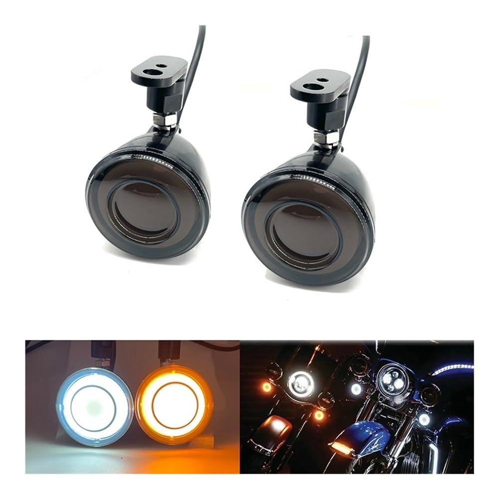 luce segnalazione direzione Luci Di Direzione Anteriori Per Motociclette, Lampadine Ambra, Lampeggianti Per Dyna Per Softail Per Fat Bob Per Sportster 883 1200