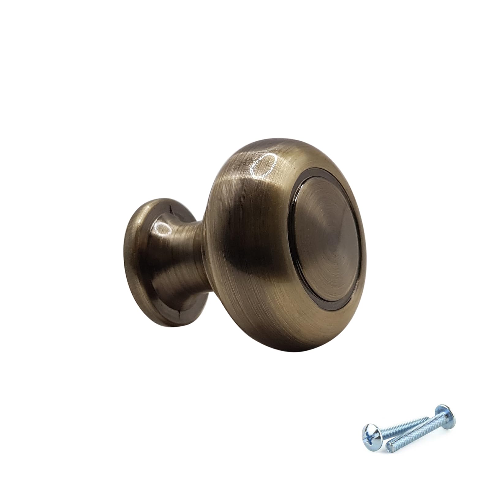 Antique Brass Kitchen Cabinet Door Knob Handles Cupboard Drawer Furniture Pull