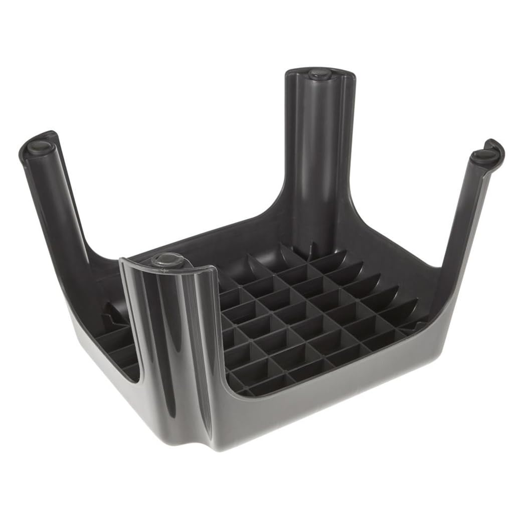 keeeper Scaletta, Funzione antiscivolo, Plastica resistente (PP), 36,5 x 30 x 24 cm, Tim, Grafite