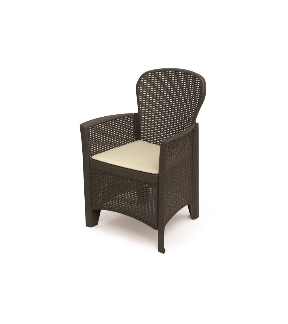 Ipae-Progarden S.P.A. localization-B06XS3MPHN Sillón, Ratán, Negro