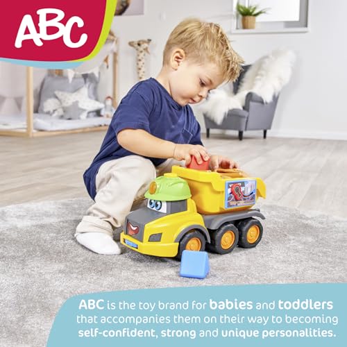 Dickie Toys ABC Bauernhof-Traktor Fendt ab 1 Jahr (30 cm), Spielzeug-Fahrzeug mit Licht und Sound zur Förderung der Motorik für Kleinkinder - 204115011