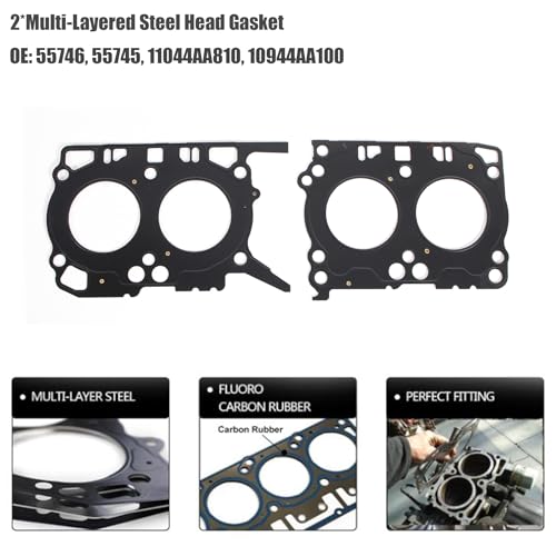 Image of AUCERAMIC 10105-AC480 Engine Head Gasket Set fit for Subaru BRZ 2013-2020, Scion FR-S 2013-2016, Toyota 86 2017-2020 2.0L H4 Gas DOHC FA20 Engine Replaces 10105-AC690, 11044AA810