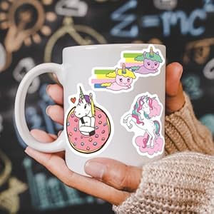 Unicorns-Stickers-100-Pcs-Waterproof-Vinyl-Stickers-for-Water-Bottles-Stickers-Pack-for-Kids-Cute-Stickers-for-School-Students-Laptop-Kids-Friendly