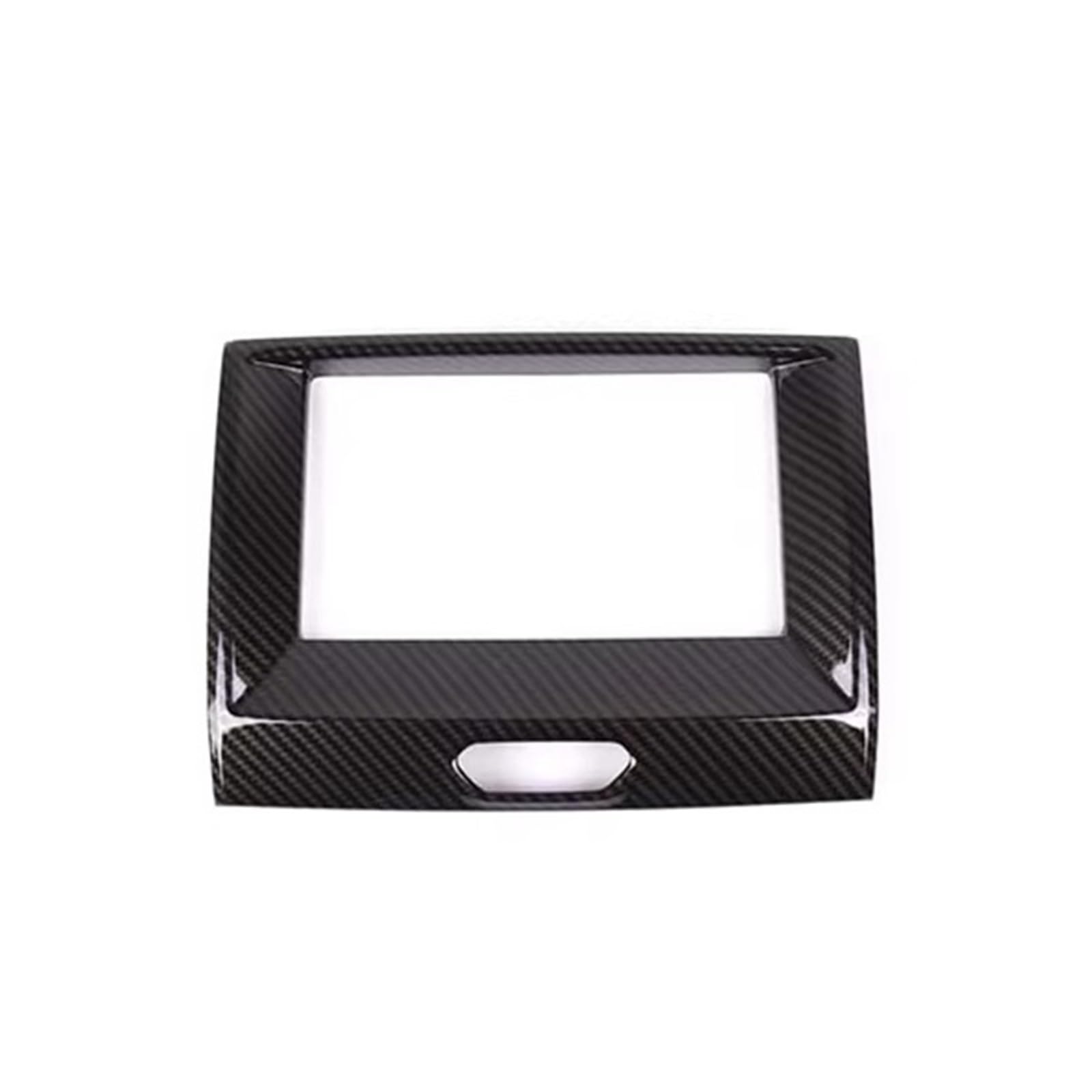 for Ranger for Wildtrak 2015-2022 Car Center Control Navigation Decorative Frame Sticker Car Interior Mouldings(Carbon Fiber)