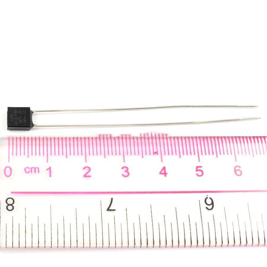 50 Pcs Thermal Fuse Cutoff TF 130 Degree 250V 3A A4-3A-F