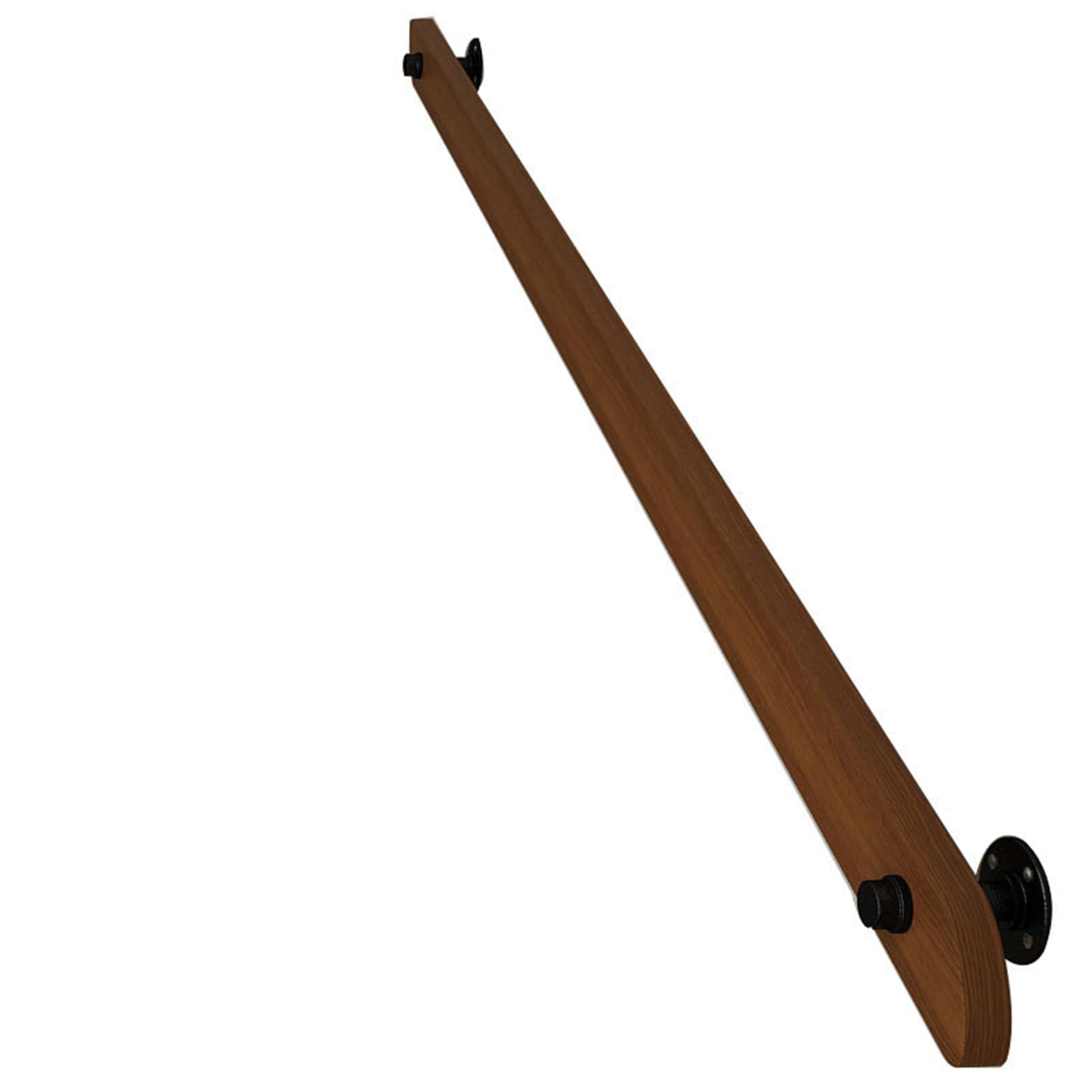 LWJSOCP Wooden Nonslip Stair Railing Indoor/Outdoor WallMounted Safety Handrail for Elderly 30cm Resin Support Bar for Home Staircase Safety Solution