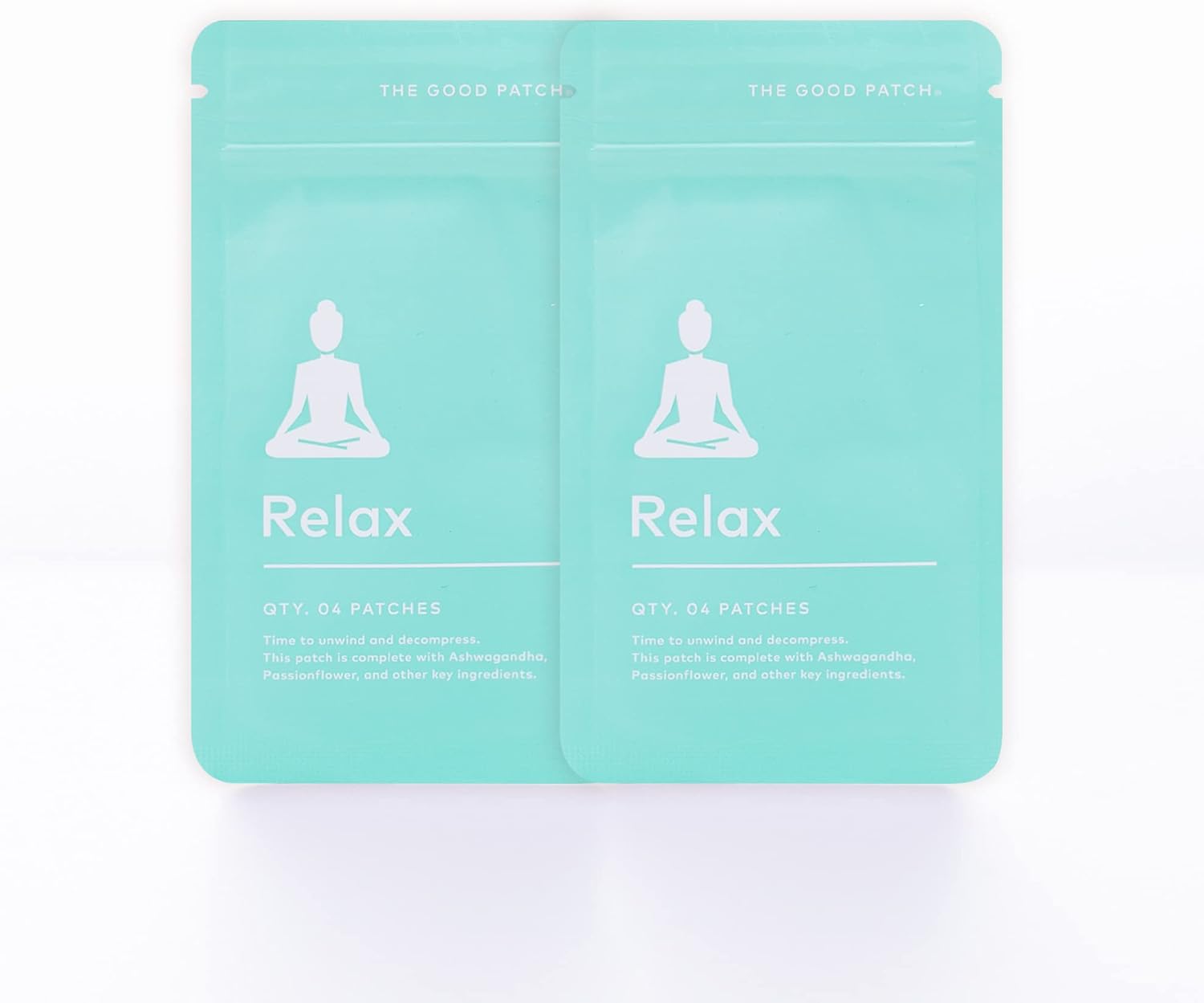 The Good Patch Relax Patches Infused with Ashwagandha, Passionflower, Ginger Root and Other Plant-Based Ingredients. Perfect When it’s time to Unwind and decompress (8 Total Patches)