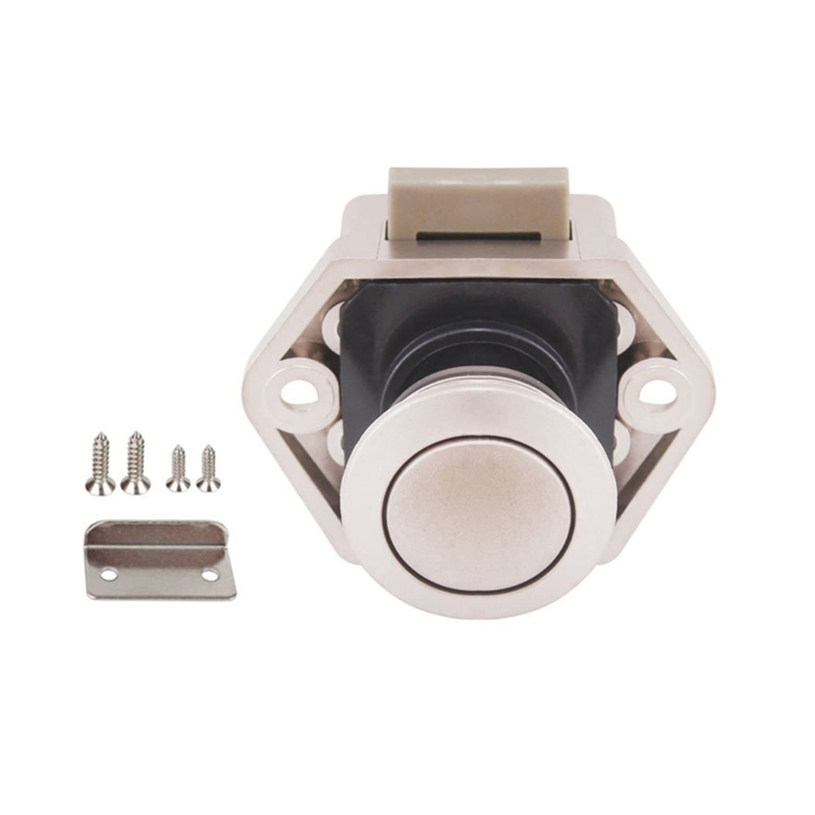 Kogedss Pn Diameter 20Mm For Camper Car Push Lock Rv Caravan Boat Drawer For Latch Button Locks For Furniture Hardware E8bc(Pn)