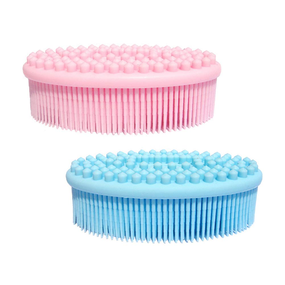 Body Brush for Wet or Dry Brushing - Gentle Exfoliating for Softer, Glowing Skin - Get Rid of Your Cellulite and Dry Skin, Improve Your Circulation - Gentle Massage Nodes