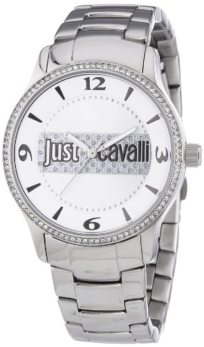 Montre Femme Just Cavalli R7253330535 - Cadre Carré/rectangulaire Argenté, Bracelet Acier - Neuf