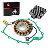 Stator & Regulator Rectifier Gasket Compatible with Yamaha Grizzly 660 YFM 660 Rhino 660 YXR660 2002-2008 5KM-81410-01-00 5BN-81960-00-00