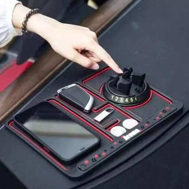 anti slip car dashboard mat mobile phone holder