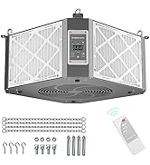 Abestorm 360 Degree Intake Air Filtration System Woodworking, 1350CFM Hanging Air Filter, Shop Du...