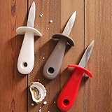 topolenashop Apriostriche Professionale in Acciaio Inox | Coltello Sicuro e Antiscivolo per Ostriche e Frutti di Mare | Lama Robusta, Impugnatura Ergonomica | COLORE CASUALE- Mod. 70719 70719