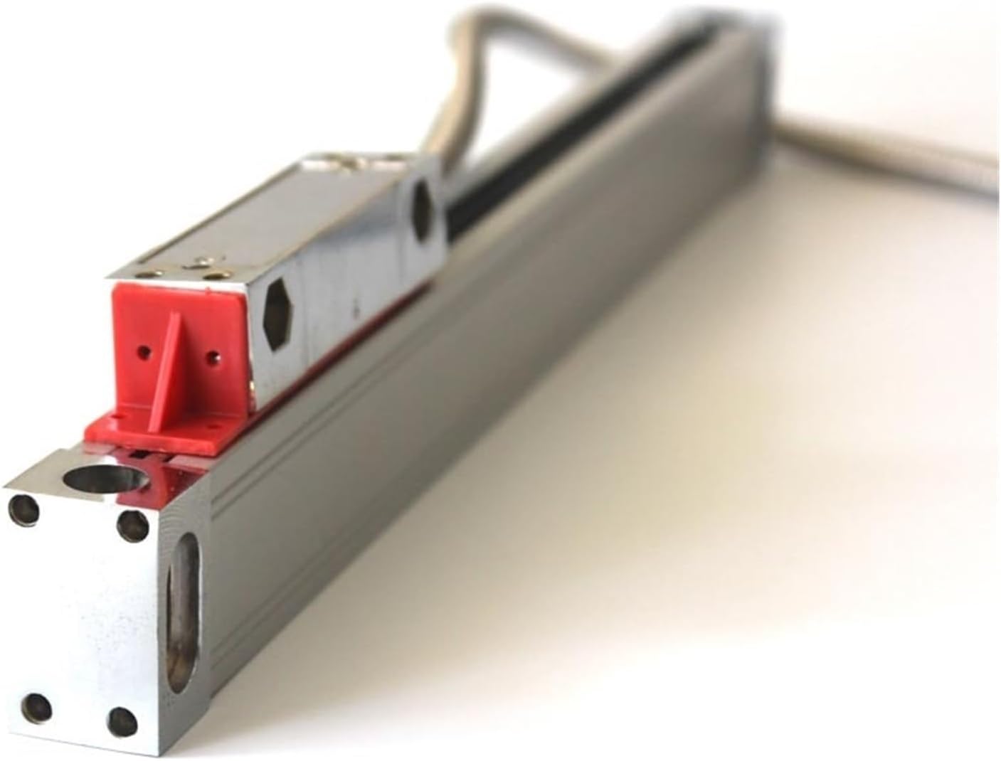 Digital Linear Scale 5Um Slim S Scale Linear Encoder 100 150 200 250 300 350 400Mm Travel Digital Readout Ruler Precision and Muti-Function,White-Travel 170mm 5um