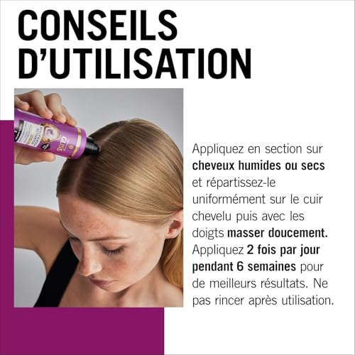 Sérum cafeine et peptides Gliss Schwarzkopf pour croissance capillaire