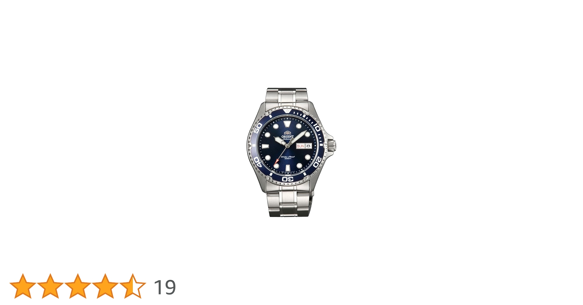 Amazon | Orient Ray II 自動巻き ブルーダイヤル メンズ