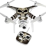 MightySkins Skin Compatible with DJI Phantom 3 Standard Quadcopter Drone wrap Cover Sticker Skins Skeletor