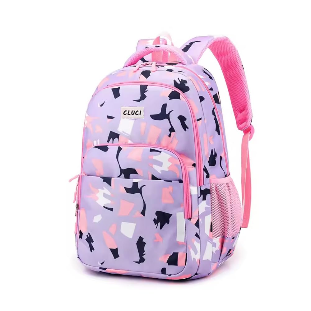 cluci 35L Backpacks for Women/Girls Stylish 3 Comaprtment Trendy Casual College Backpacks, Designer School/College/Picnic Bag Backpack For Girls & Women 17 inch-picture-38