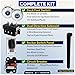 Five Oceans Horizontal Windlass Kit – 12V DC Boat Anchor Windlass with Solenoid, Circuit Breaker, Up/Down Foot Switch & Rocker Switch (900 Watts Windlass Kit + Anchor Rode (Option 2))