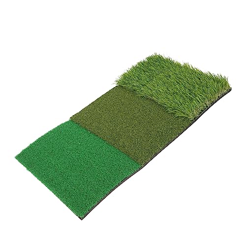 GALPADA Indoor Golf Practice Mat Golfs Hitting Mats Realistic Turf Training Pad for Putt Swing Compact Portable