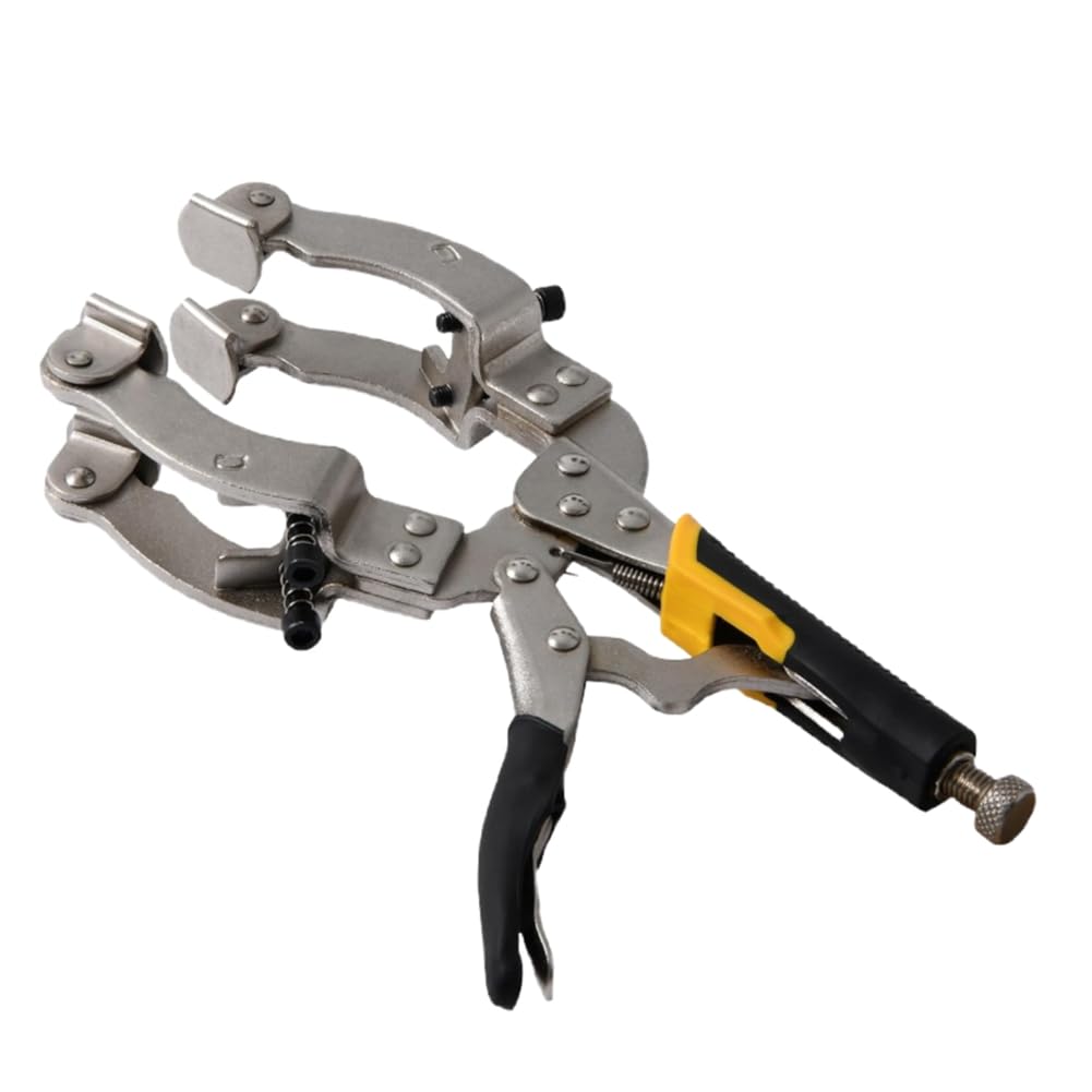 Jnchdghwa As Shown 11-Inch Locking Welding Pipe Plier Clamp 11-Inch Locking Welding Pipe Plier Clamp For Round Tube Woodworking 1-Pack