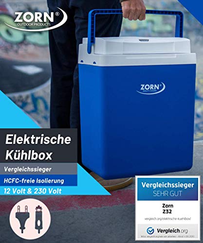 Elektrische Kühlbox Zorn Z32, 30 Liter, 12/230 V für Auto und Camping