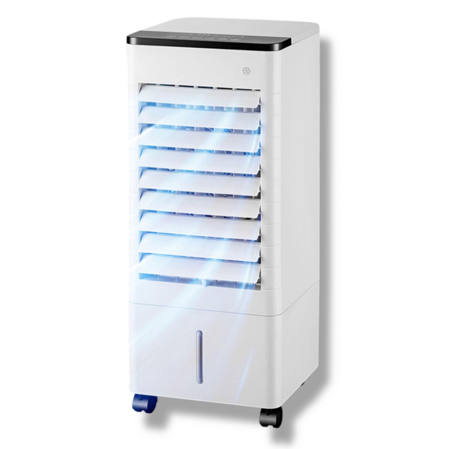 AYCDL Portable Air Conditioner Evaporative Cooler with 9L Tank, Oscillation, 4 Ice Boxes, 3 Modes, 3 Speeds, Remote, 15H Timer for Room Office