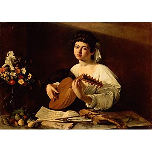 Michelangelo Merisi da Caravaggio: The Lute Player. Fine Art Print/Poster. Large Size A1 (84.1cm x 59.4cm)