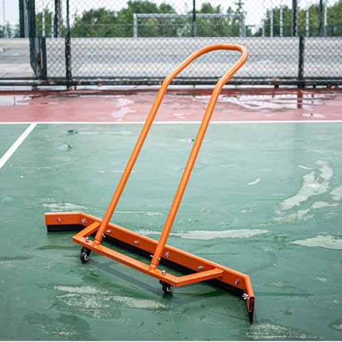 Popychacz wody do kortów tenisowych i koszykówki, wytrzymała miotła, odporna na rdzę, usuwanie rosy kortowej, płynne usuwanie wody do powierzchni sportowych