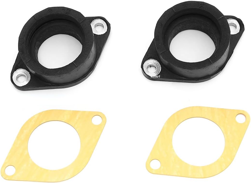 Genuine Honda Intake Insulator Set with Carburetor Carb Boots - Fits Honda CB350K CB350G CL350K SL350K
