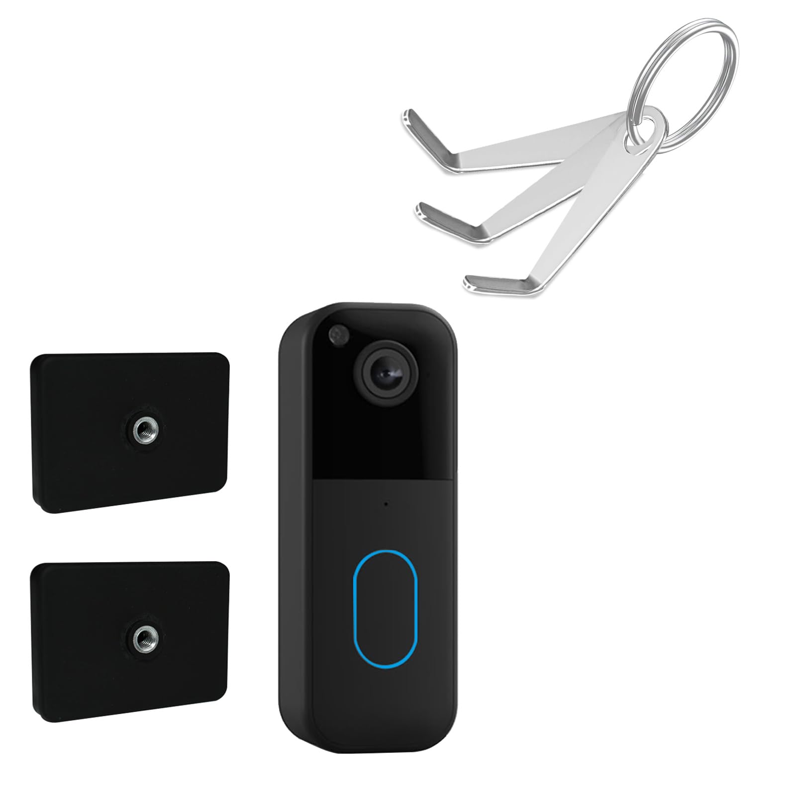 3 Pack Doorbell Key Replacement Tool Compatible with All-New Ring Battery Doorbell (2024), Doorbell Magnetic Mount Compatible with Blink Video Doorbell 2nd Gen (New Model)