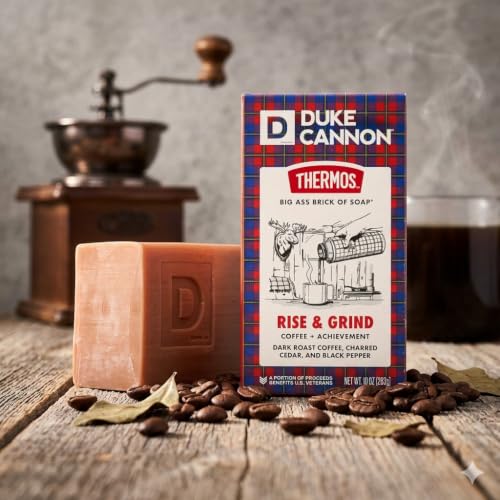Image of Duke Cannon THERMOS Rise & Grind Big Brick of Soap - 10 Ounce (Pack of 6)