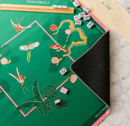Mahjong Mat 33x33 con bolsa y reglas miniatura 3