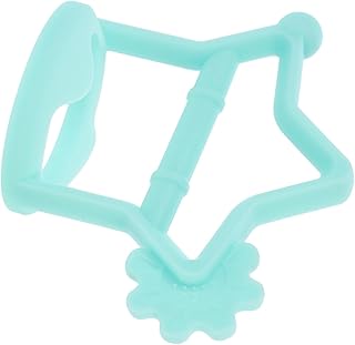 Toyvian Estrela Mordedor Brinquedo Infantil Mastigar Brinquedos Mordedor Infantil Brinquedos Para Bebês Brinquedos De Silicone Brinquedos Para Bebês Brinquedo De Dentição Infantil